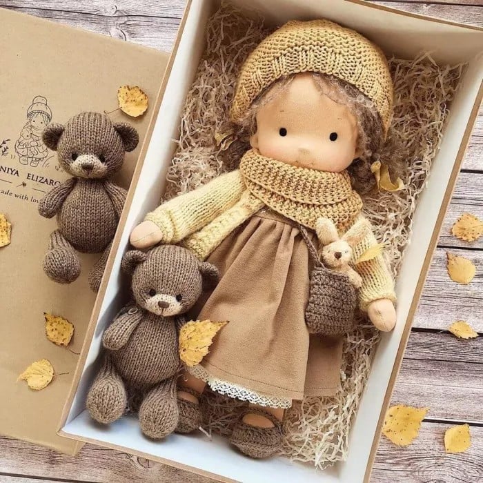 🔥LAST DAY 49%OFF - 👧Handmade Waldorf Doll - Elena