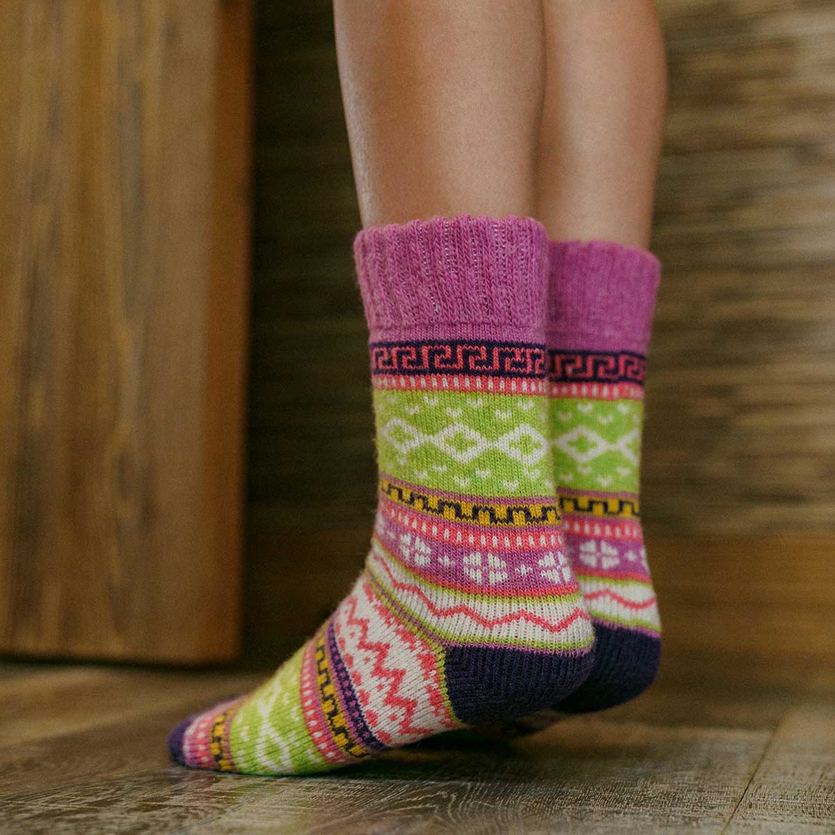 (8 Pairs) - Wool Socks for Men & Women