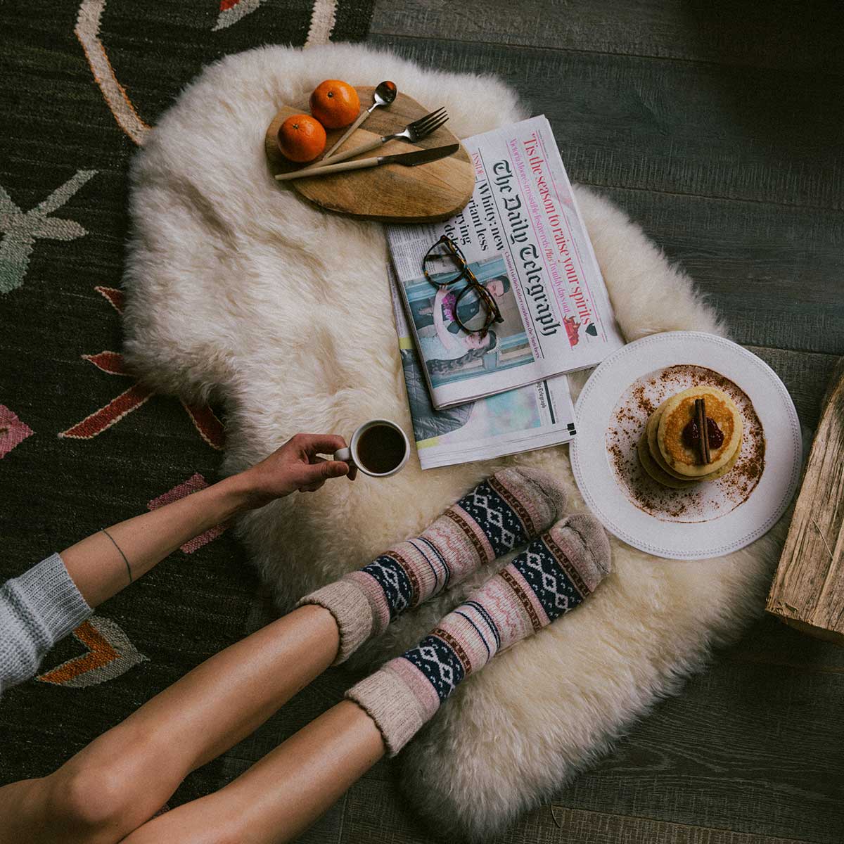 (8 Pairs) - Wool Socks for Men & Women