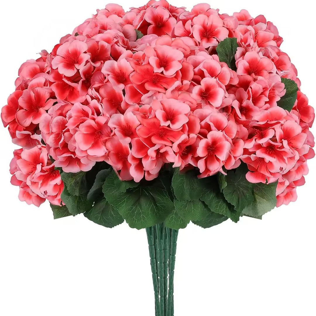 Artificial Begonia Flowers For Wedding & Home Living Room Decoration