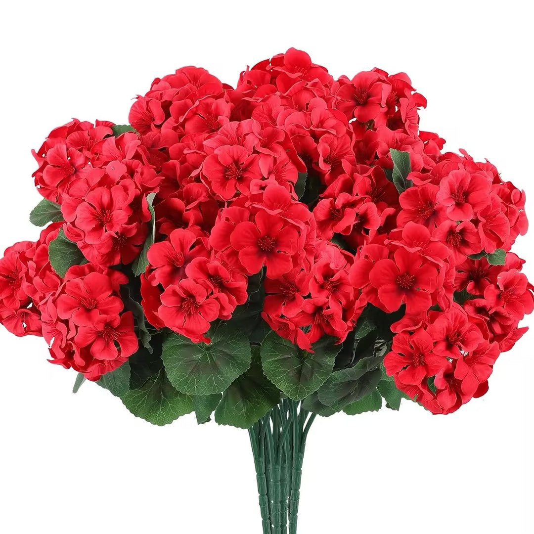 Artificial Begonia Flowers For Wedding & Home Living Room Decoration