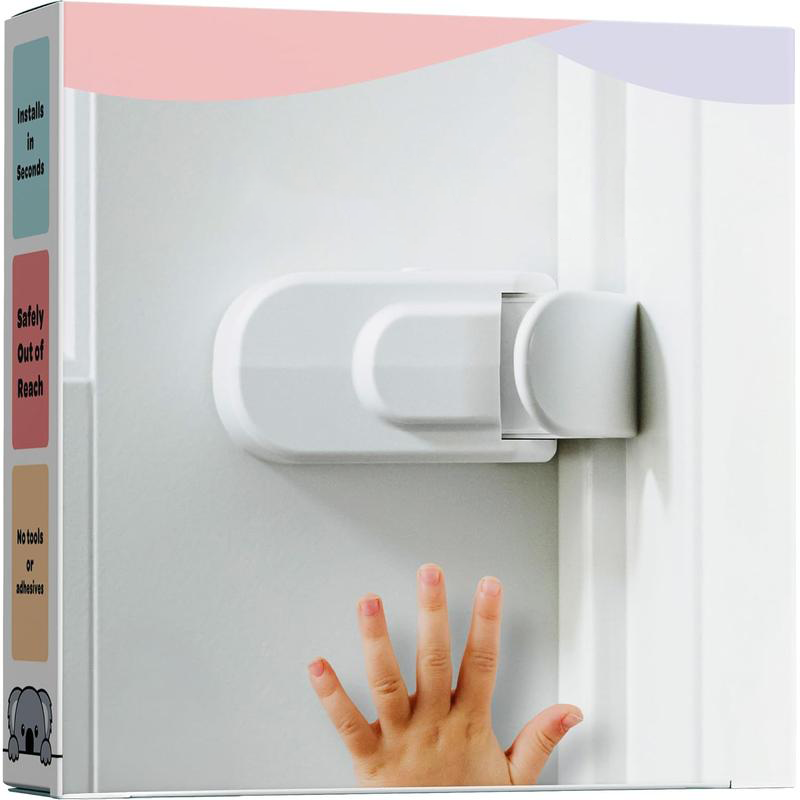 The Snap-On Door Lock Kids Can't Reach Or Defeat