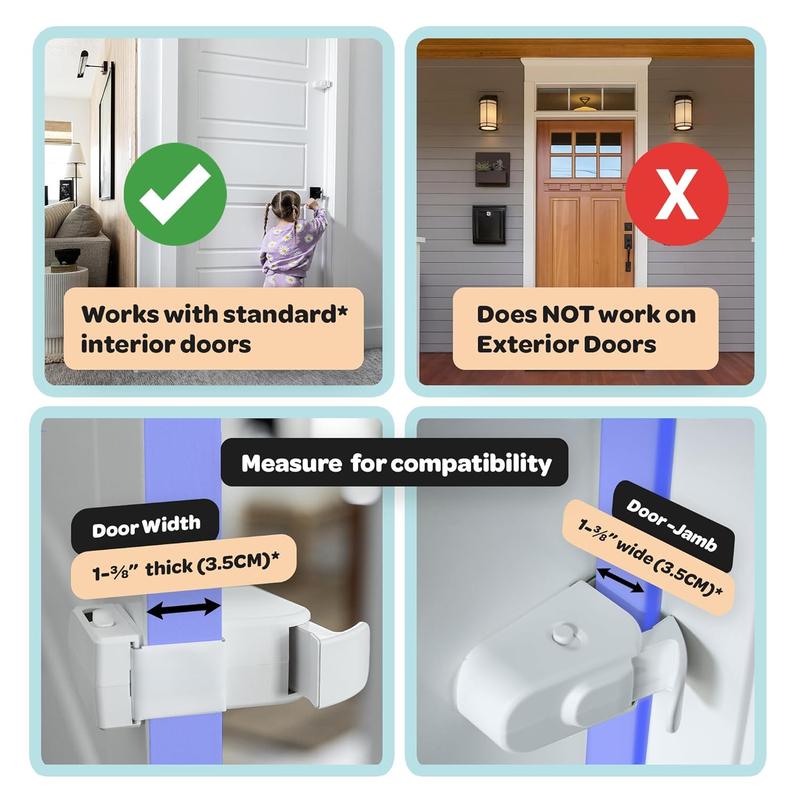 The Snap-On Door Lock Kids Can't Reach Or Defeat