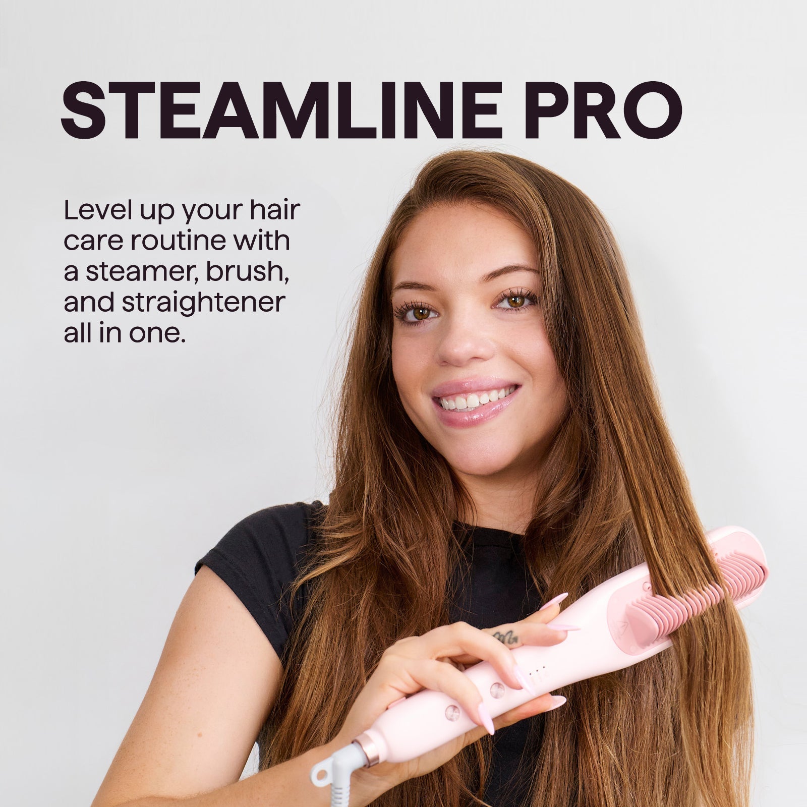 Wavytalk Pro Steam Hair Straightener Brush