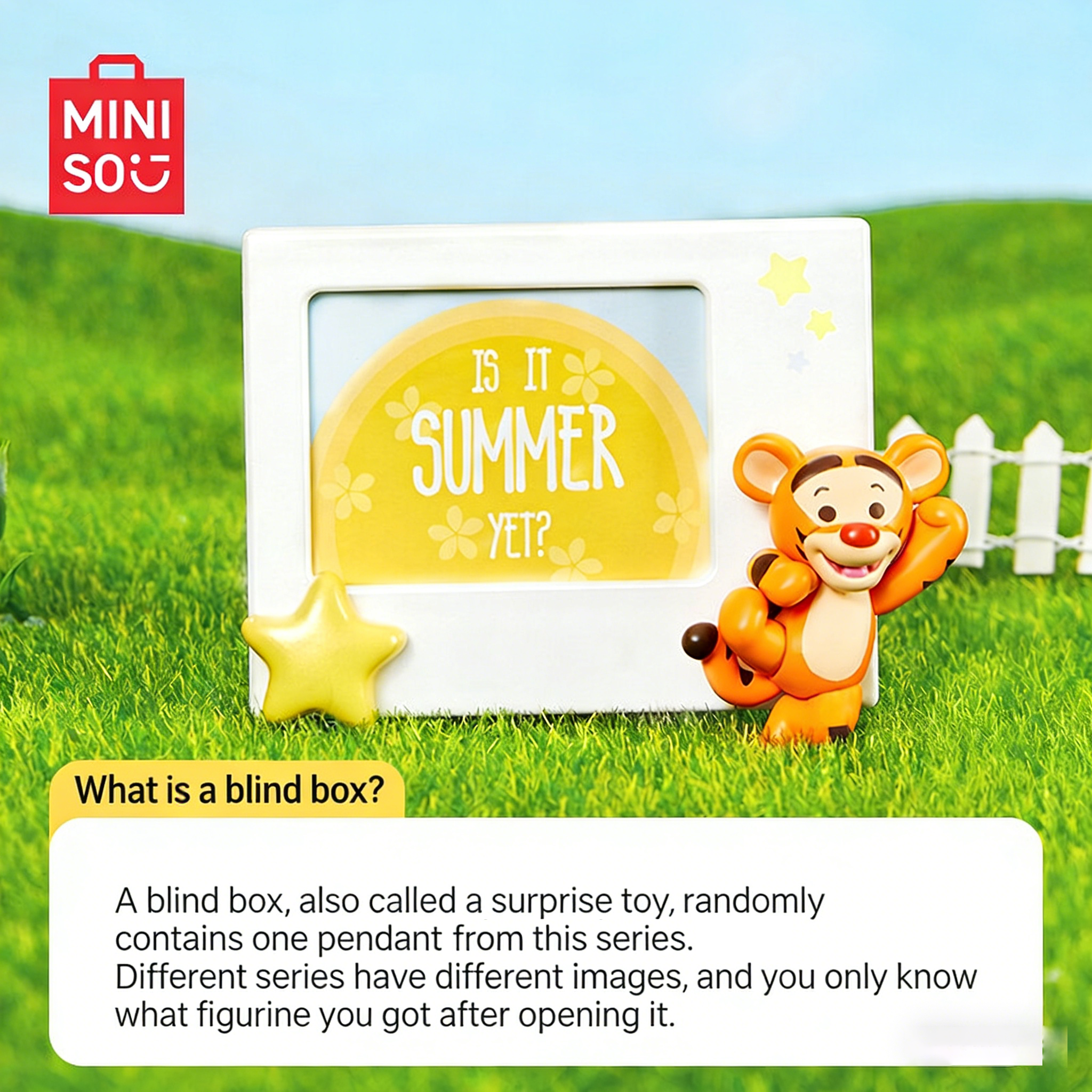 Disney Winnie the Pooh Polaroid Series – Blind Box Figurine Fridge Magnets